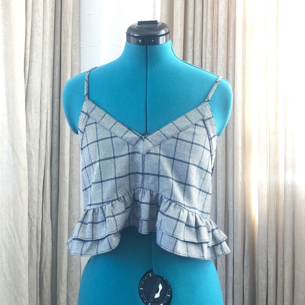 Lost + Wander Grey/Black Cami